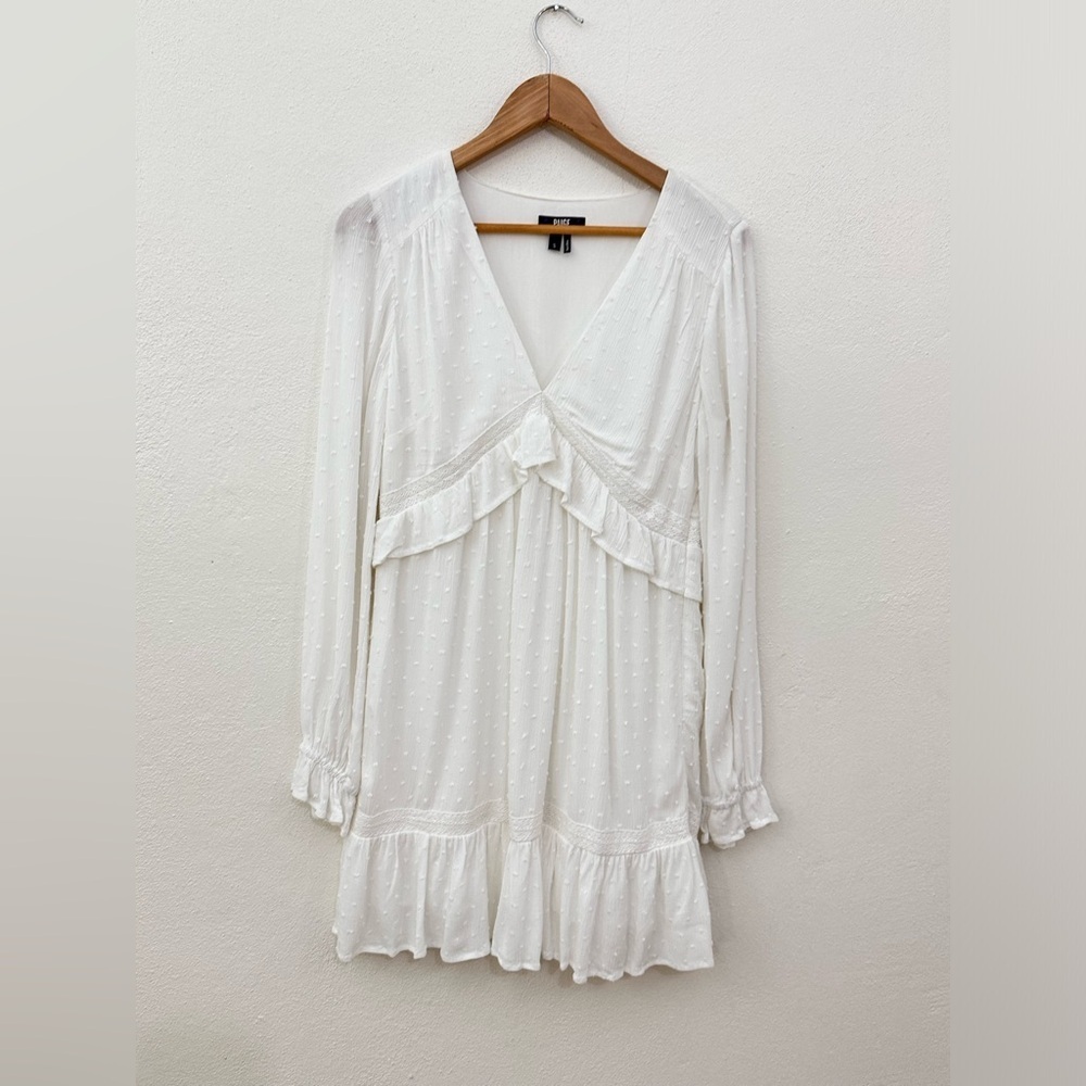 Paige Clip Dot Long Sleeve Dress